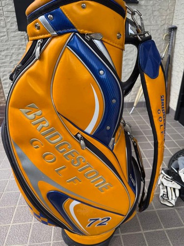 Bridgestone yellow cart bag - bridgestone,