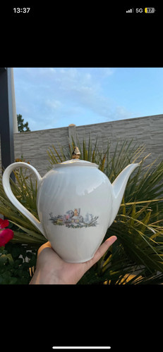 Théière porcelaine limoges - théière,