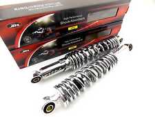 YAMAHA DT250 320mm JBS CHROME REAR SHOCK ABSORBERS EYE TO EYE