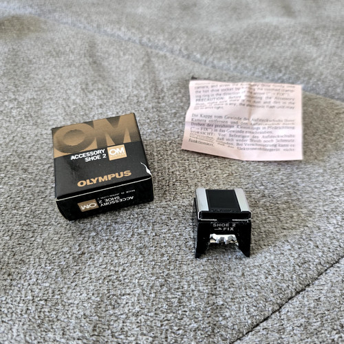 Olympus accessoire shoe - om,