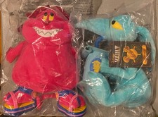 IN HAND NEW Official Disney Store SET OF 2 HERCULES PANIC 11" & PAIN PLUSH 9.5"