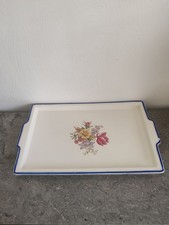 Plateau Fleuri En Porcelaine