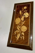 Tableau Fleurs en marqueterie