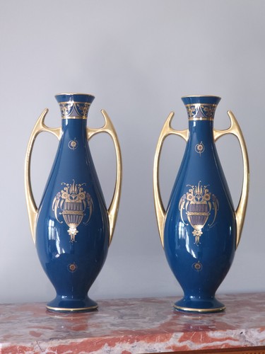 Paire vase pinon - ,