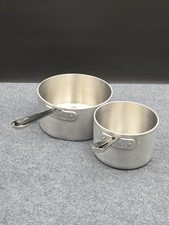 All Clad Master Chef MC2 Saucepans Pots 3 1/2 Qt + 2 Qt USA