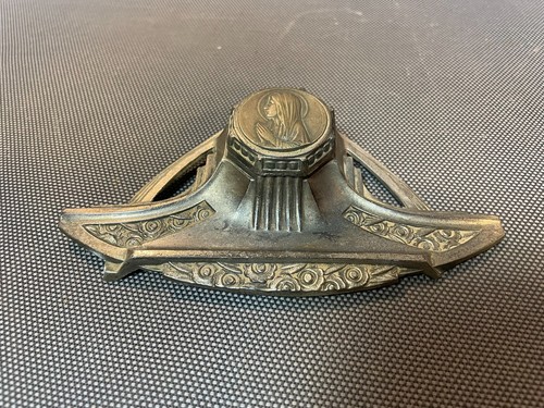 Ancien petit encrier bureau - ancien,