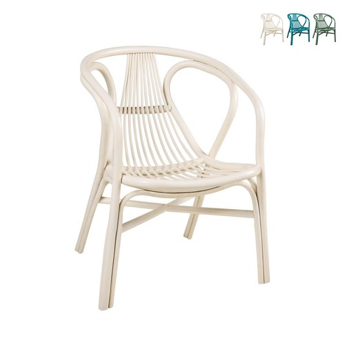 Fauteuil rotin style - en,