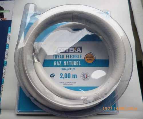 Tuyau flexible gaz naturelle - tuyau,