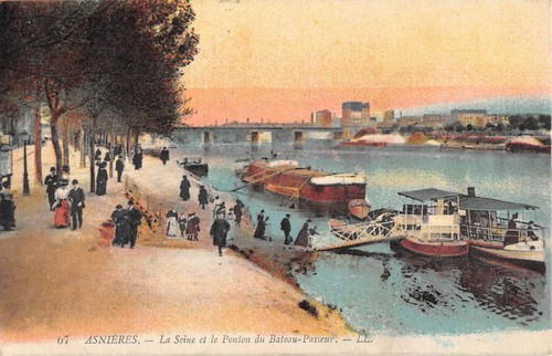 Cpa asnieres la - cpa,