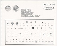 PIECES ORIGINAL PARTS VACHERON