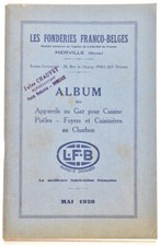 Catalogue FONDERIES FRANCO-BELGES, Merville. Cuisinières, Poêles... 1928