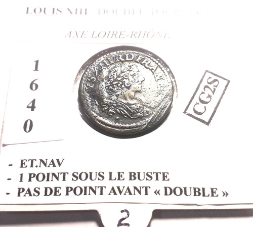 Louis xiii double tournois - -,