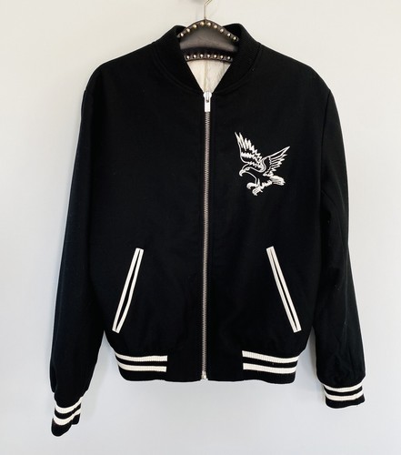 Blouson teddy laine brodé - laine,