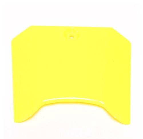 Plaque avant cross jaune mini