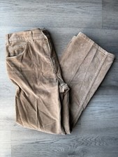 Levi's Movin' On Brown Velvet Velour Bootcut Jeans Corduroy 70s Vintage, Size 32