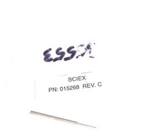 NEW SCIEX P/N: 015268 REV. C