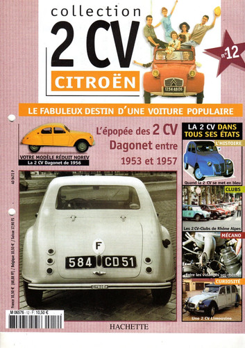 Fascicule citroën 2cv 12 - fascicule,