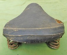 VINTAGE BATES MOTORCYCLE SOLO SEAT SADDLE CUSTOM BOBBER CHOPPER KNUCKLEHEAD RARE