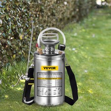 VEVOR 6L Pulvérisateur à Dos Pression Pompe Inox Brumisateur Plante Jardinage