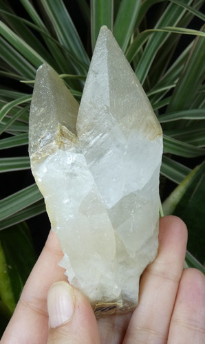 Calcite double pointe 10x4.5cm