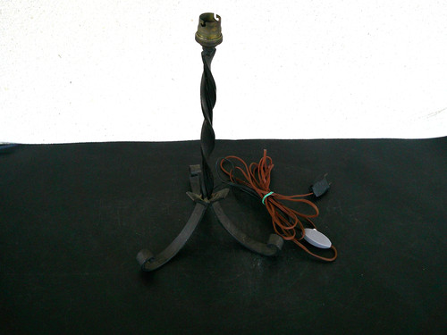 Pied lampe tripode fer - de,