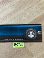 Kléber-Colombes tire V10 automobile leaflet catalog advertising brochure