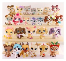 Pet Shop LPS Max Toys Set 25pcs Dog Cat Deer Kiten Puppy lps with Accessories