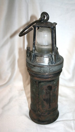Lampe ancienne mineur - lampe,