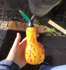 Fruits poire en verre soufflé