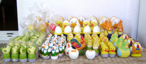 Lot bougies pour paques - de,