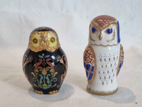 Hiboux porcelaine par - 2,
