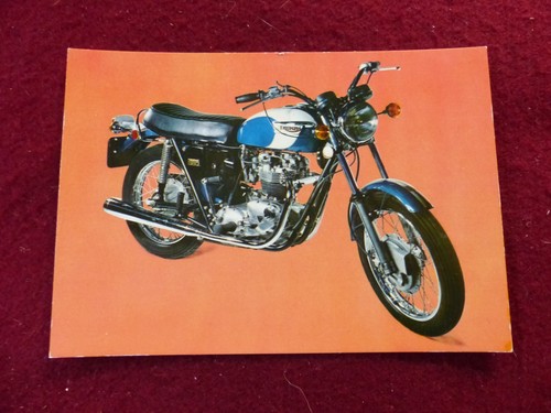Carte postale moto triumph - /,