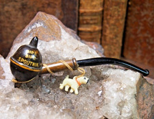WOODEN CIGARETTE SMOKING PIPE made 1957 for the launch of SPUTNIK 2