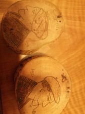 Anciennes Boîtes Bois Ovales