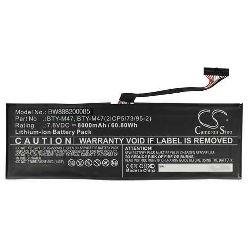 Batterie pour msi - pour, gs40