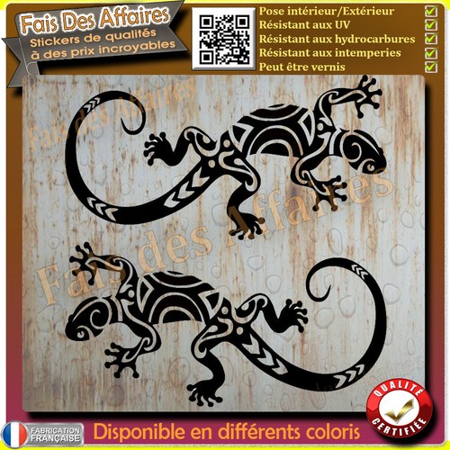 Stickers autocollant gecko - stickers,