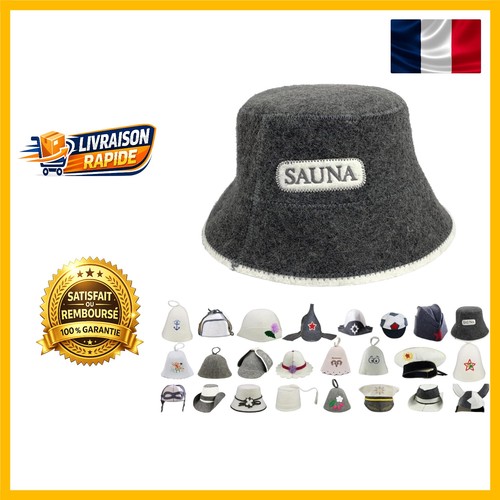 Bonnet sauna gris 1507 - bonnet,