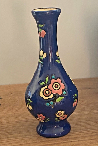 Vase soliflore ancien - , Émaux