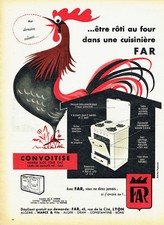 Advertising 078 1957 Far Convoitise Roast Chicken Stove