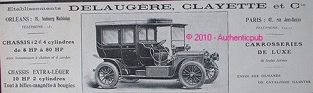 Publicite automobile delaugere - automobile,