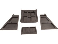 Guides en plastique en haut