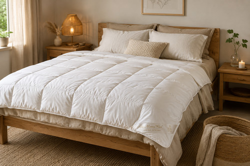 Merino wool housse - de, couette