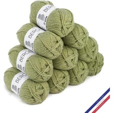 10 pelotes de laine - Algue