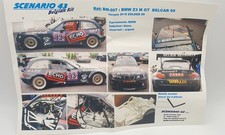 Decal 1/43 neuf BMW Z3 M GT