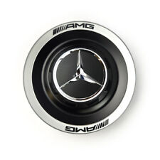 1x Mercedes AMG hub cap cover A0004005700 9283 matte black/silver