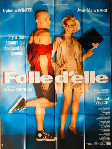 Affiche cinéma folle - folle, d'elle