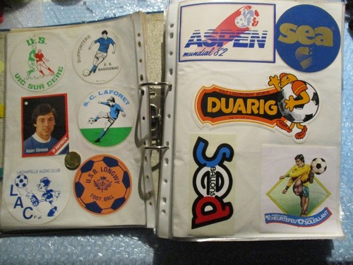 Lot football stickers - football,