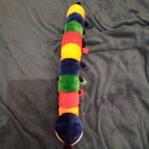 Peluche chenille multicolore