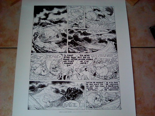 Sérigraphie astérix la - astérix,