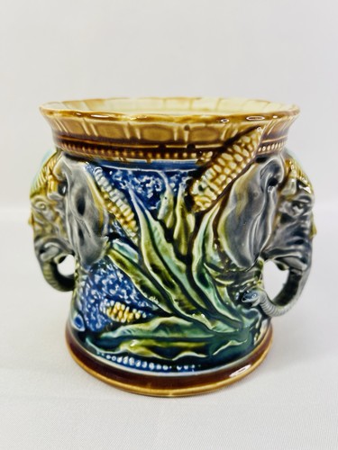 Ancien pot tabac barbotine - pot,